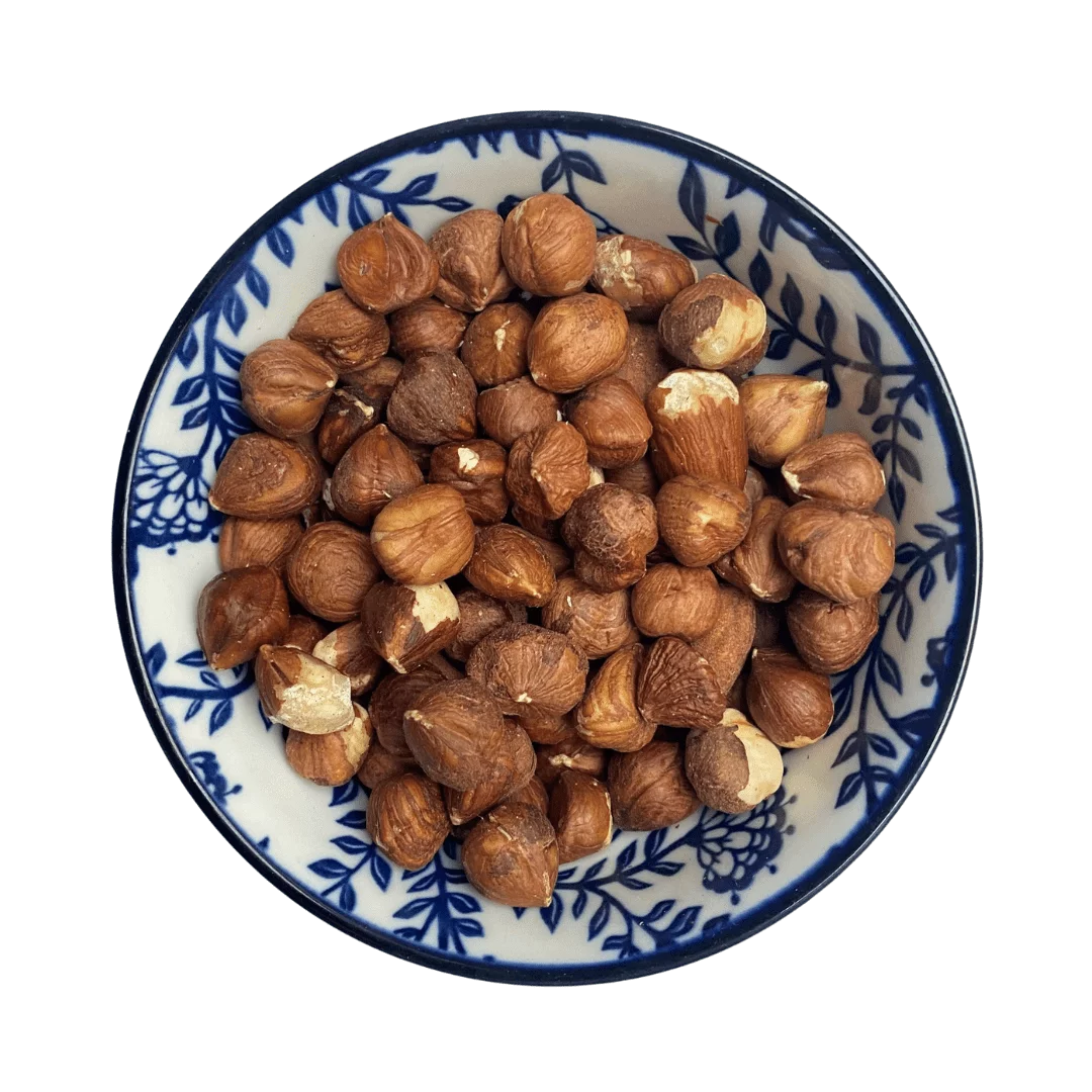 Noisettes biologique dans un bol bleu - TOTUM DELI